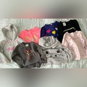 Girls 2T and 24 months sweater and long sleeve top bundle / lot